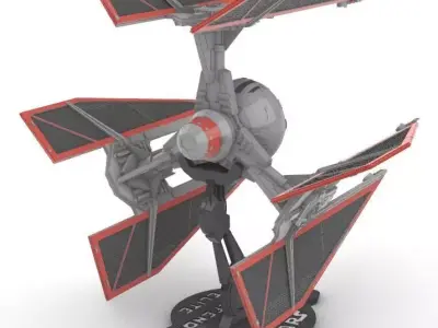 STAR WARS TIE DEFENDER ELITE 3D print model