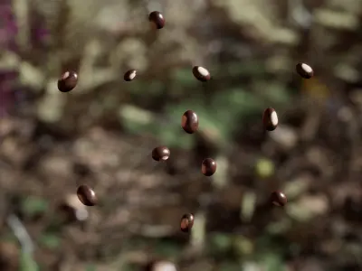 Ground Plants 21 Assets Low-poly 3D model