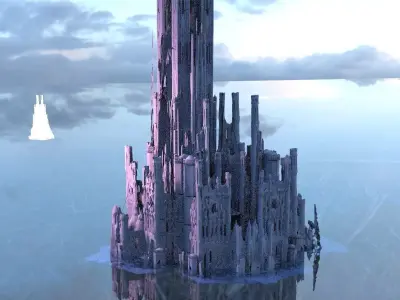 Valhalla Viking Colossal Tower  3D 3D model