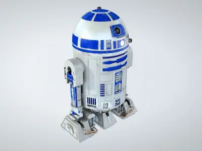 R2D2 Robot 3D model