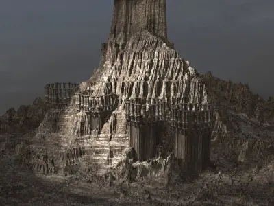 Elijah Mountain 3D model