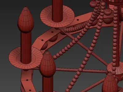 Candelia Chandelier 3D model