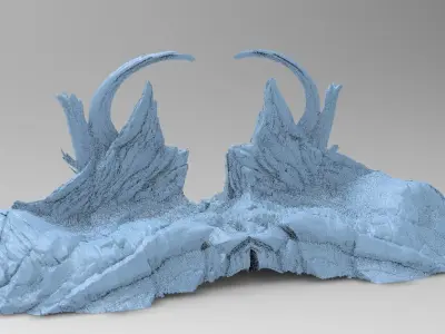 Ocean Dragon monk mount  3D model