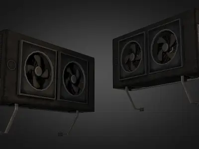 Urban Street Props Vol 1 Low-poly 3D model