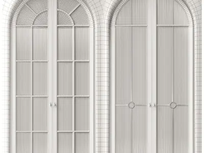 Art Deco door 10 3D model