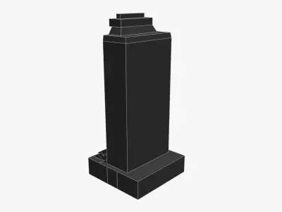 344 Queen Street Low-poly 3D model