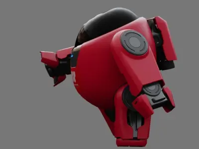 DRONE BOR  MX4  Rigged 3D model