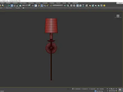 Clove Sconce Low-poly 3D model