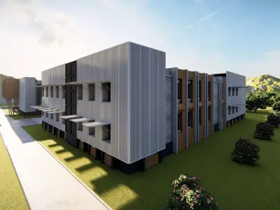 School-University- High School 3D model