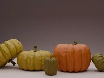 3D pumpkin game 3D model