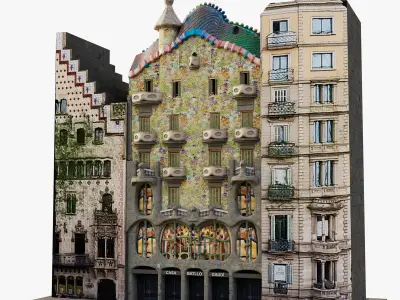 Casa Batllo Barcelona 3D model