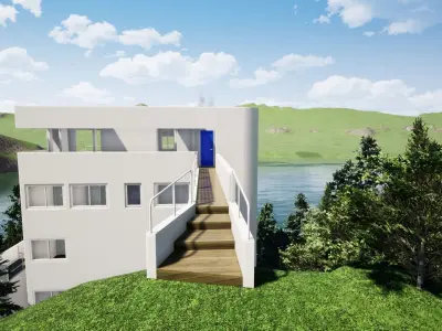 Richard Meier Douglas house an architectural masterpiece 3D model