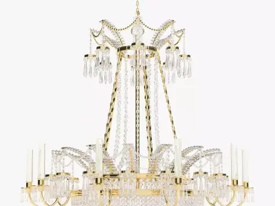 Classic Chandelier 4 3D model