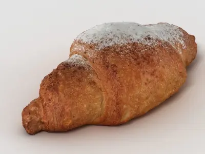 Pastry Collection cinnamon roll 3D model