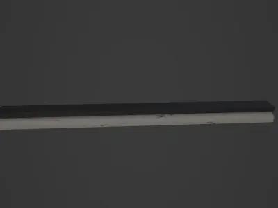 Fluorescent Lamp Low-poly 3D model