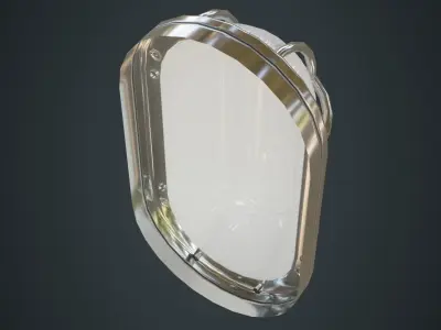 Bulkhead Light 1B Low-poly 3D model