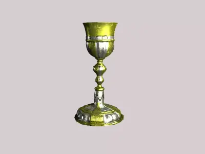 Ornate Goblet PBR - Cultural Heritage Artifact 3D model