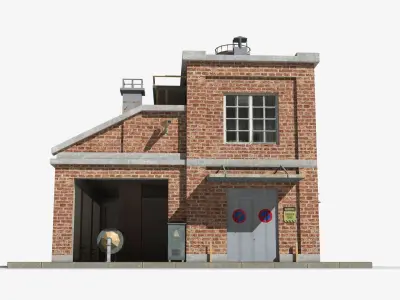 Factory xx26 Low-poly 3D model purchase