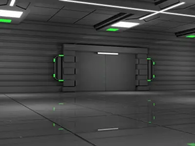 Sci Fi Room  3D model