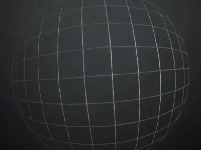 Square Metal Perforated PBR Seamless Texture