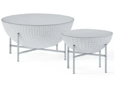 Coffee Tables Darbuka by CB2 3D model