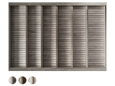 Wooden ceiling 3D model