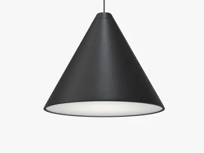 String Light Cone Pendant PBR 3D model