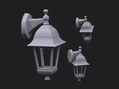 vintage lamp Free 3D print model