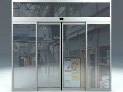 AUTOMATIC SLIDING DOOR Free 3D model