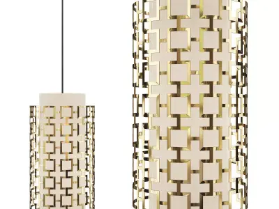 Parker Pendant Light Low-poly 3D model