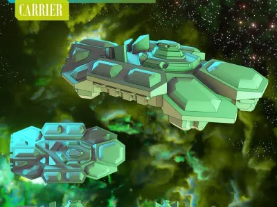Twilight Imperium Ships - Xxcha Kingdom 3D print model