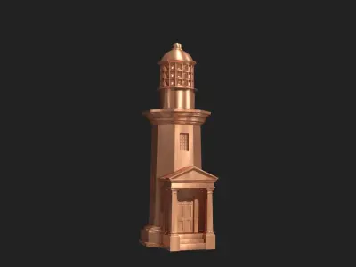 LIGHTHOUSE OF SNAKE ISLAND 3D print model