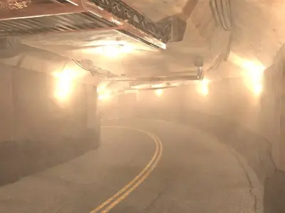 Eternity Pass Canyon Low-poly 3D model