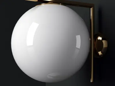 Wall light flos ic 3D model