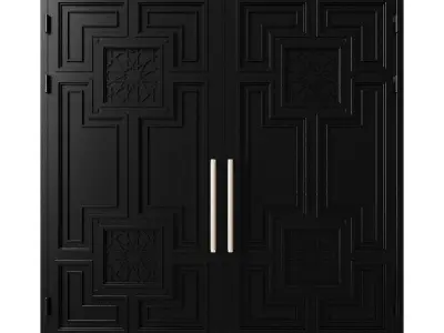 Gate black loft 018 3D model