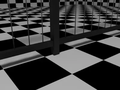 Cable Railing Style 2 3D model