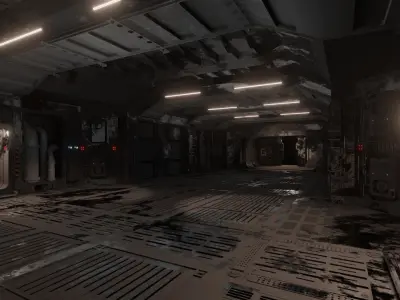 Simulation base control room  3D model