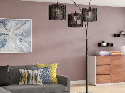 Tree Floor Lamp 3D model