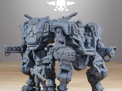 NationalGuard WarMech 3D print model