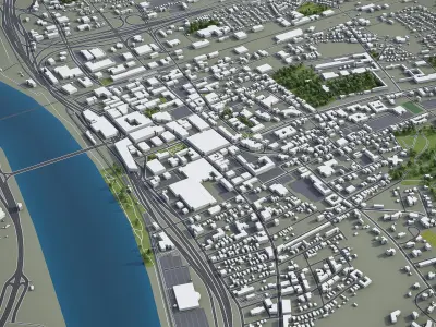 Springfield Low-poly 3D model