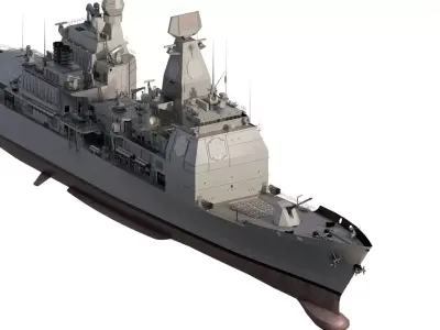 US NAVY NEW TICONDEROGA CLASS CRUISER 3D model