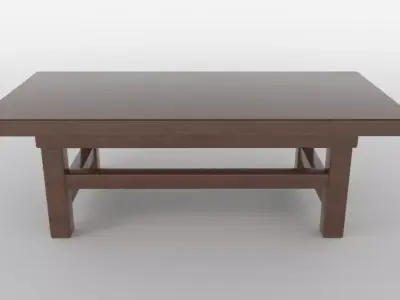 modern table  Free 3D model