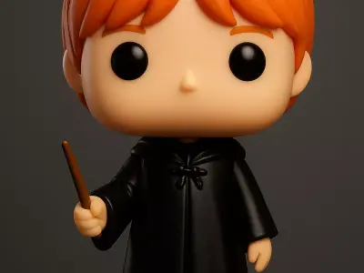 Funko Pop Harry Potter Ron Weasley 3D print model
