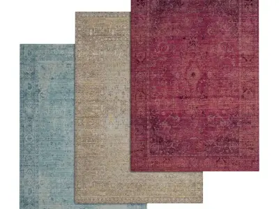 Rug Set 490 3D model
