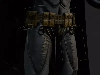 Batman Noel 3D Model Rigged PBR Blender FBX OBJ Low-poly 3D model