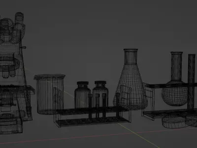 Laboratory Equipment 3D model