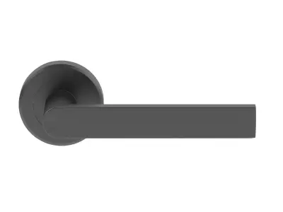 Carlisle Brass Serozzetta Edge Door Handle Matt Black 3D model