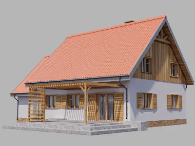 House 9 - Residential Building 3D model 3D model