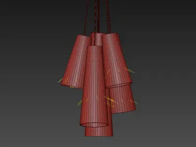 PINNACLE CLUSTER PENDANT By Dainolite 3D model