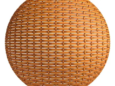 Wicker materials 10- PBR 4k by Sbsar Texture